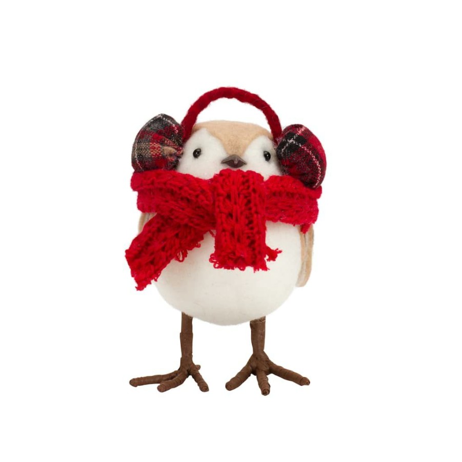 Holidays & Occasions * | Top 10 Bird With Scarf & Hat Figurine Set By Melrose