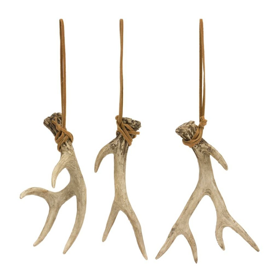 Holidays & Occasions * | Flash Sale 5 Hanging Antler Decor Set By Melrose