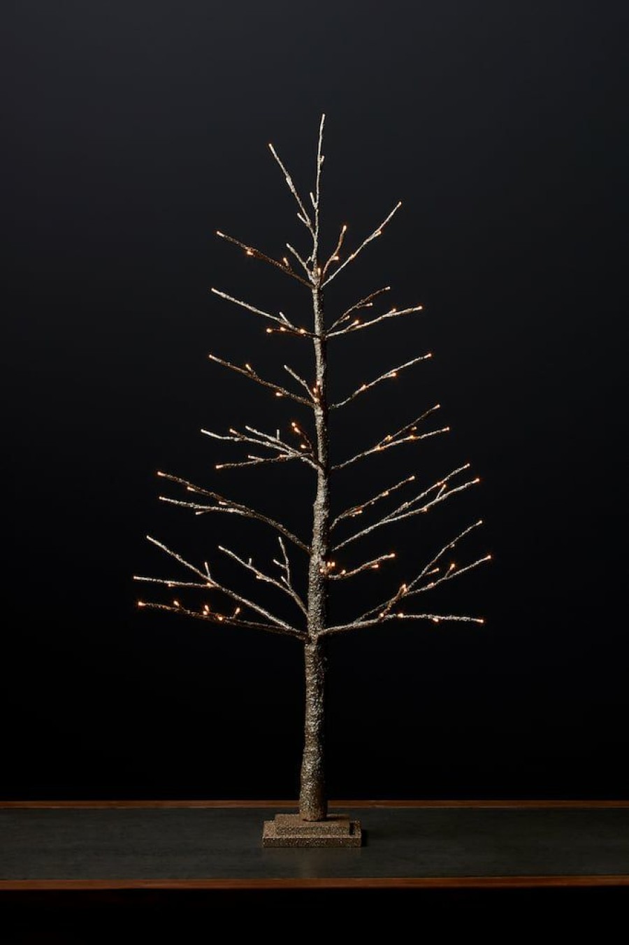 Holidays & Occasions * | Best Reviews Of 48 Gold Led Twig Tree Decoration By Melrose