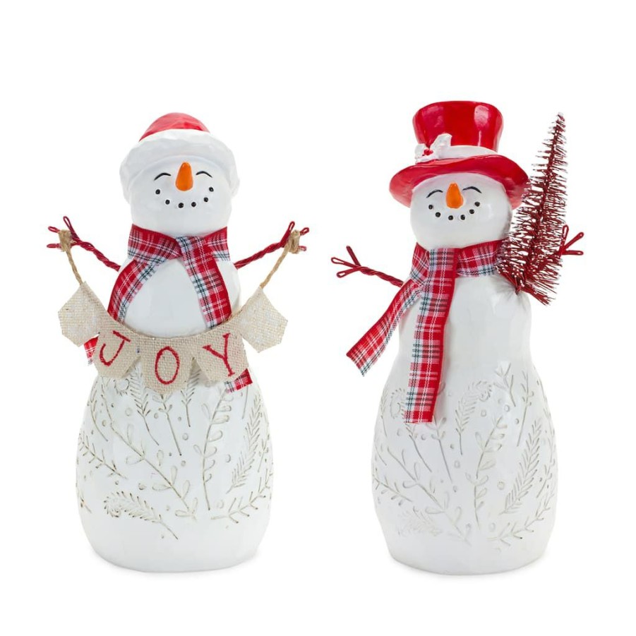 Holidays & Occasions * | New 6 Resin Snowman Figurine By Melrose