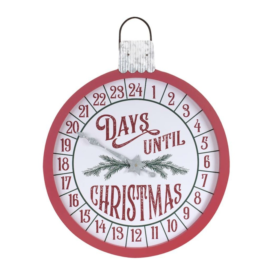 Holidays & Occasions * | Brand New 22 Days 'Til Christmas Ornament Sign By Melrose