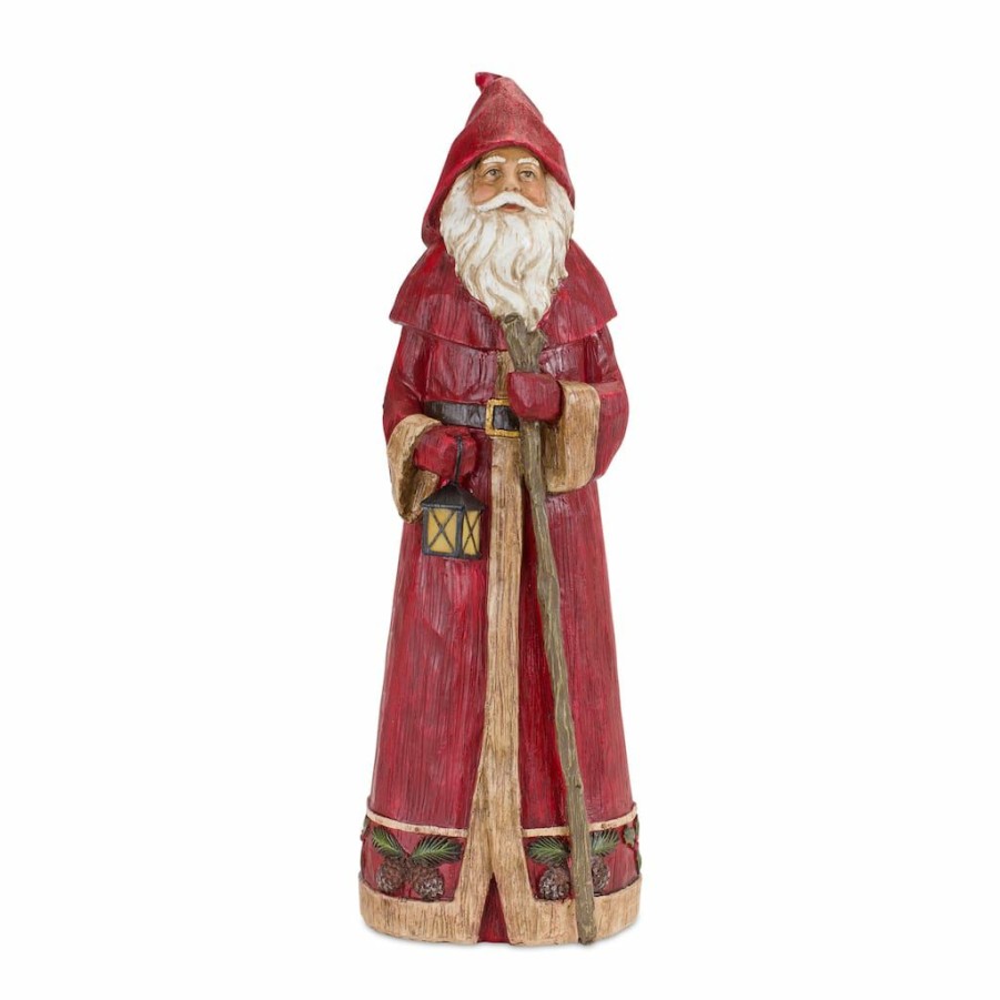 Holidays & Occasions * | Budget 13 Santa Figurine Set By Melrose