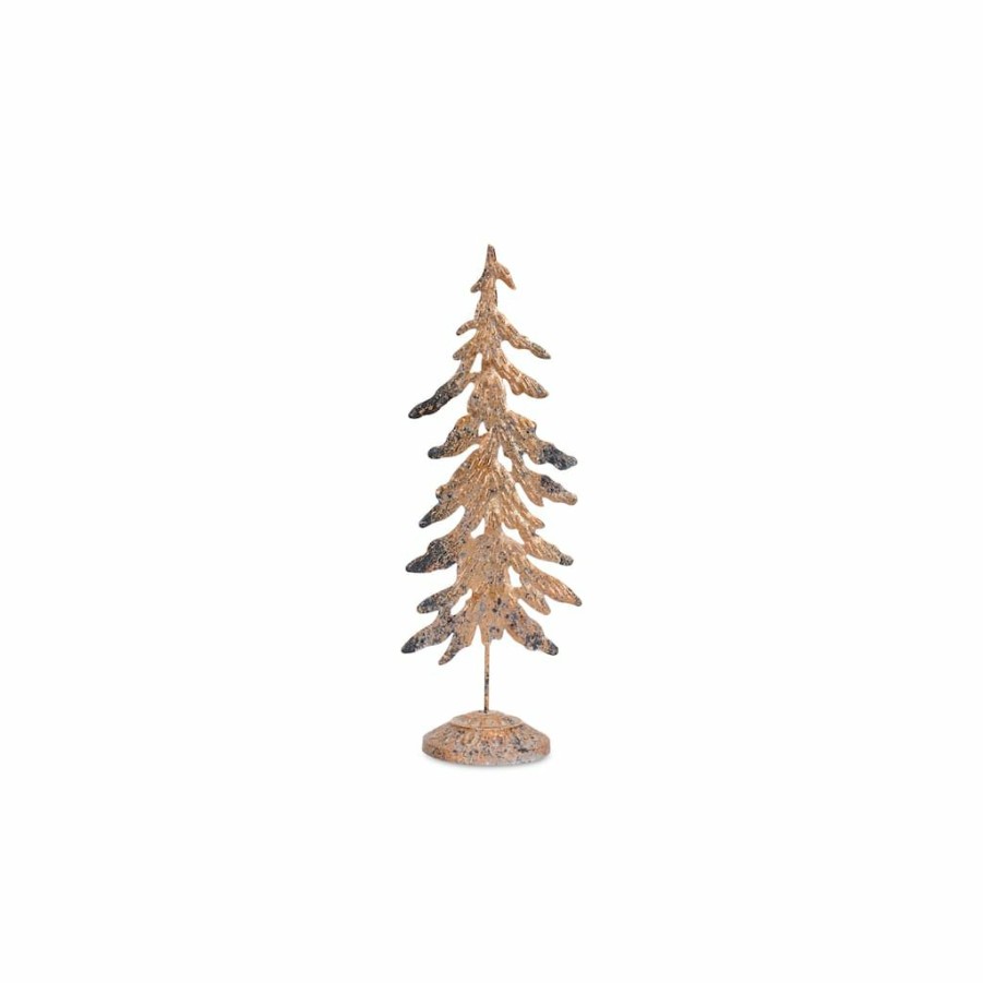 Holidays & Occasions * | Flash Sale Rustic Copper Metal Holiday Tree Decor Set, 17 , 22 & 29 By Melrose