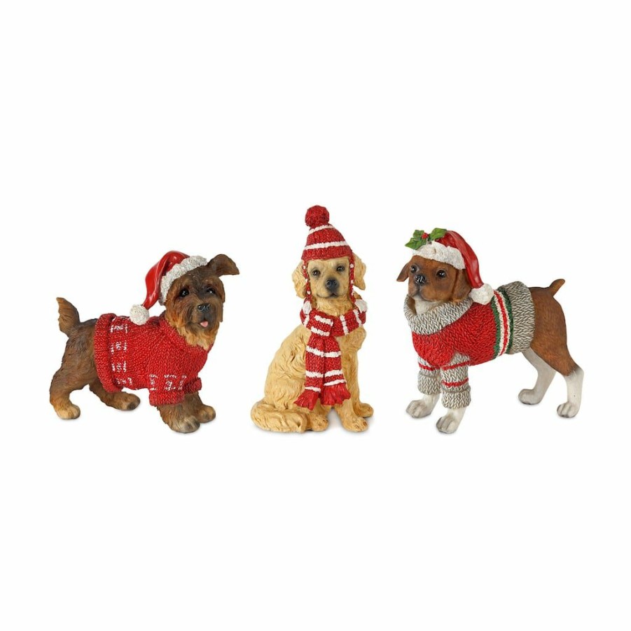 Holidays & Occasions * | Best Sale Winter Dog Set, 5 , 5.5 & 6 By Melrose