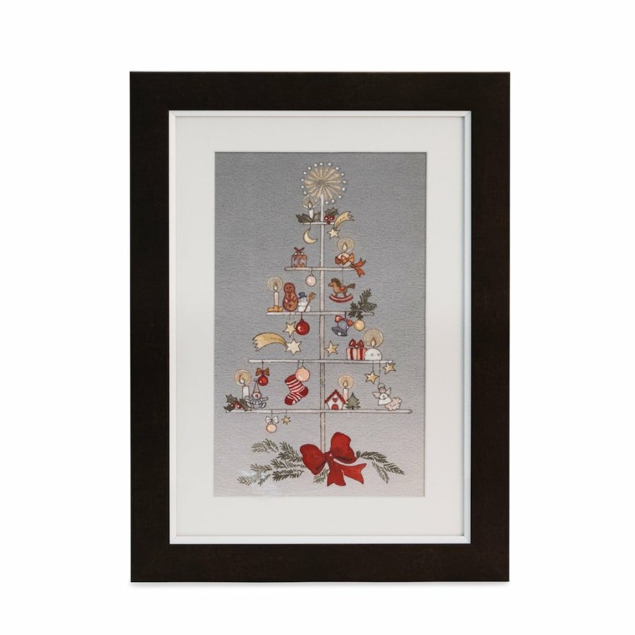 Holidays & Occasions * | Best Deal 11.5 X 16 Gift Tree Print By Melrose