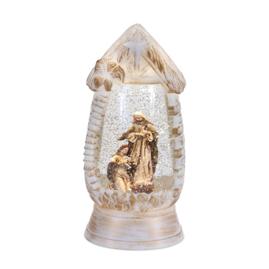 Holidays & Occasions * | Hot Sale 10 Snow Globe With Holy Family By Melrose