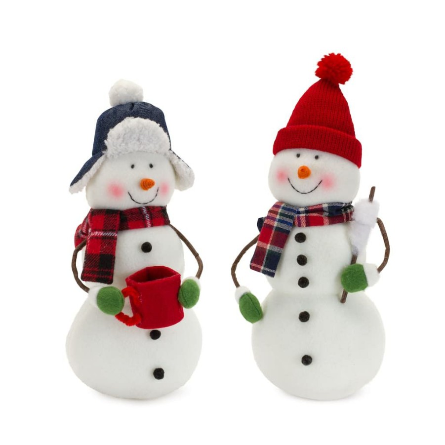 Holidays & Occasions * | Promo Snowman Figurine Set, 4Ct. By Melrose