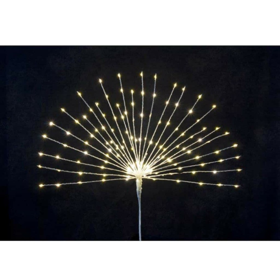 Holidays & Occasions * | Wholesale Warm White Led Starburst Tree Topper Set, 30 X 31 By Melrose