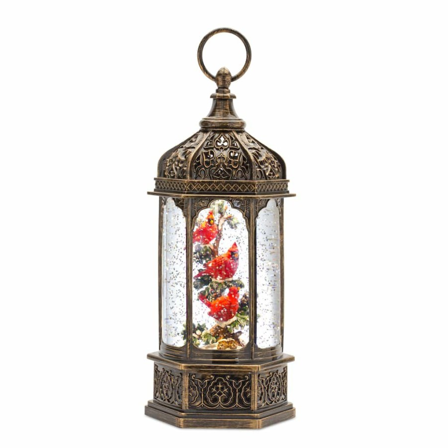 Holidays & Occasions * | Cheap 13 Snow Globe With Cardinals By Melrose