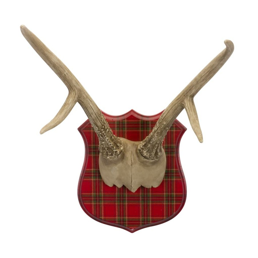 Holidays & Occasions * | Top 10 18 Resin Antler Mount Set By Melrose