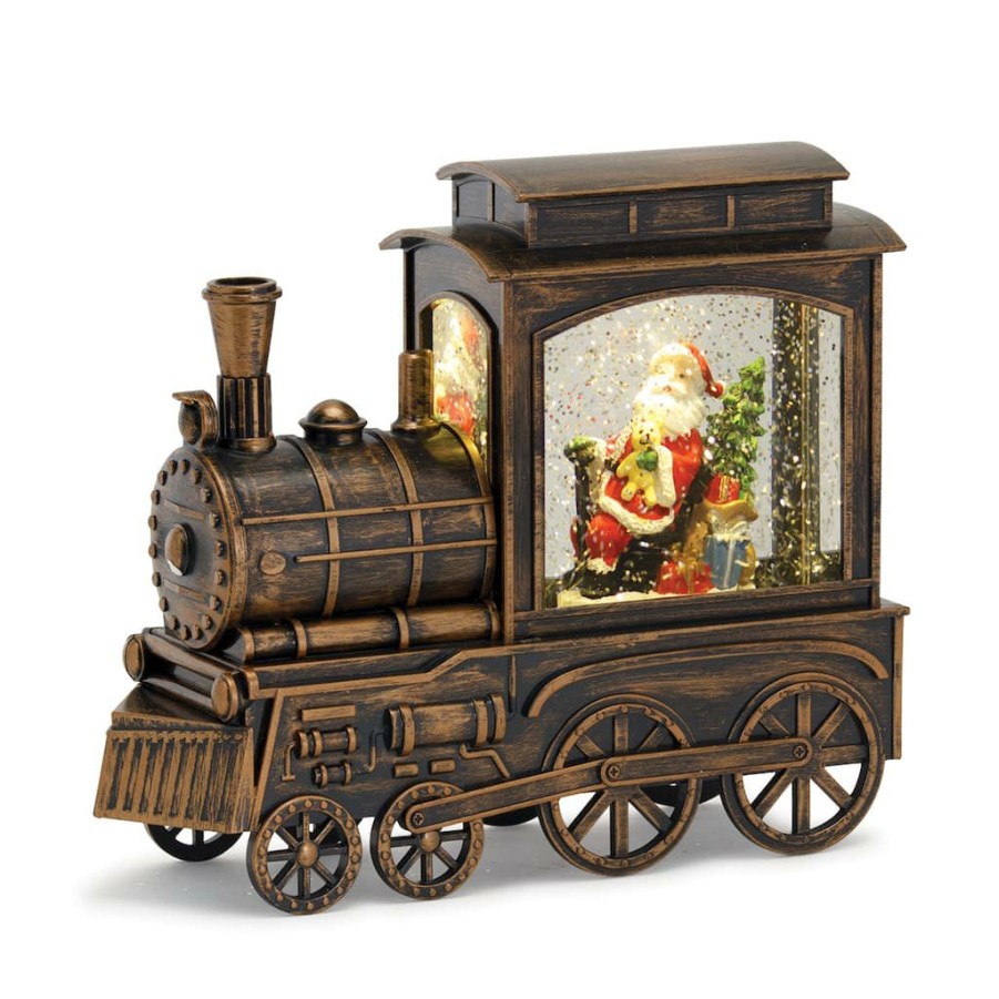 Holidays & Occasions * | Best Reviews Of 7.5 Santa Train Snow Globe By Melrose