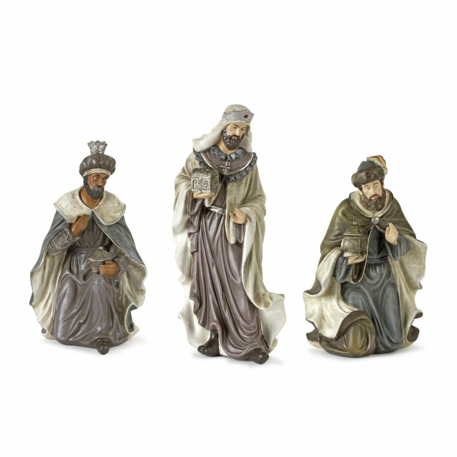 Holidays & Occasions * | New Three Wise Men Set, 10 & 12.5 By Melrose