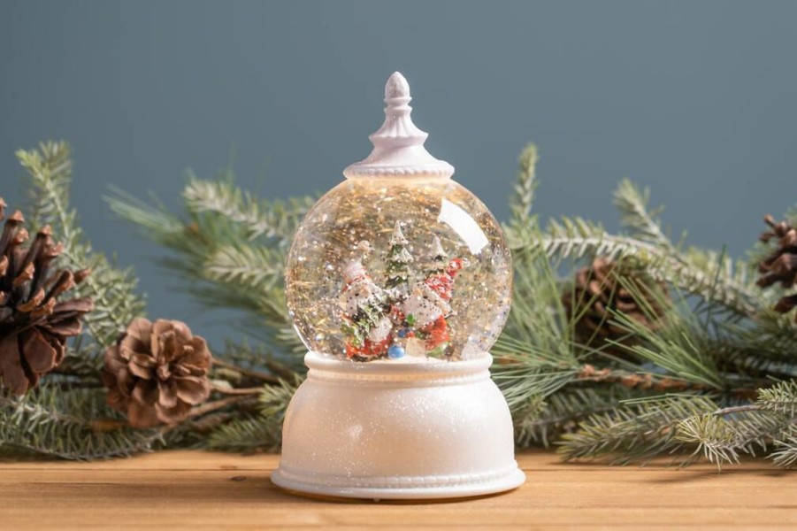 Holidays & Occasions * | Wholesale 7 Snow Globe With Gnome & Tree By Melrose