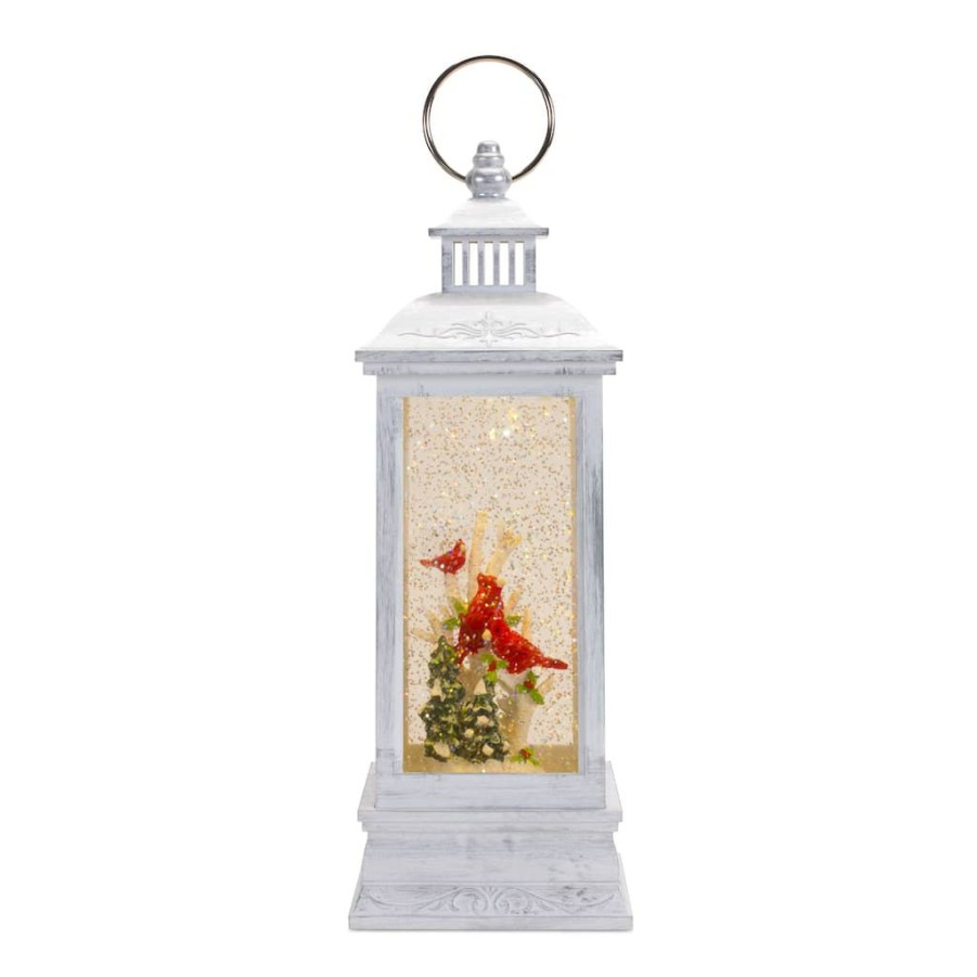 Holidays & Occasions * | Budget 13 Snow Globe With Cardinal On Branch By Melrose