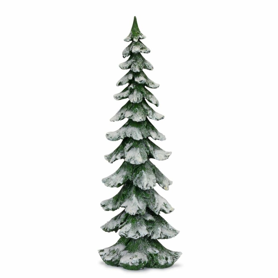 Holidays & Occasions * | Cheapest 26 Frosted Tree Figurine By Melrose