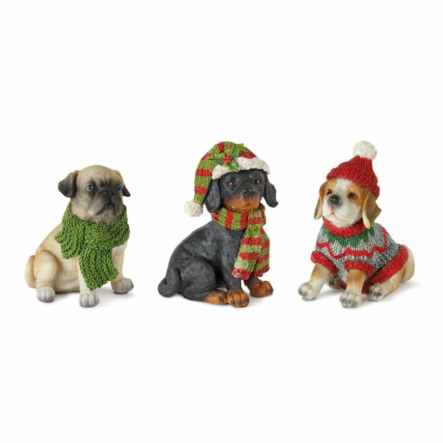 Holidays & Occasions * | Promo 3.5 Winter Dog Set By Melrose