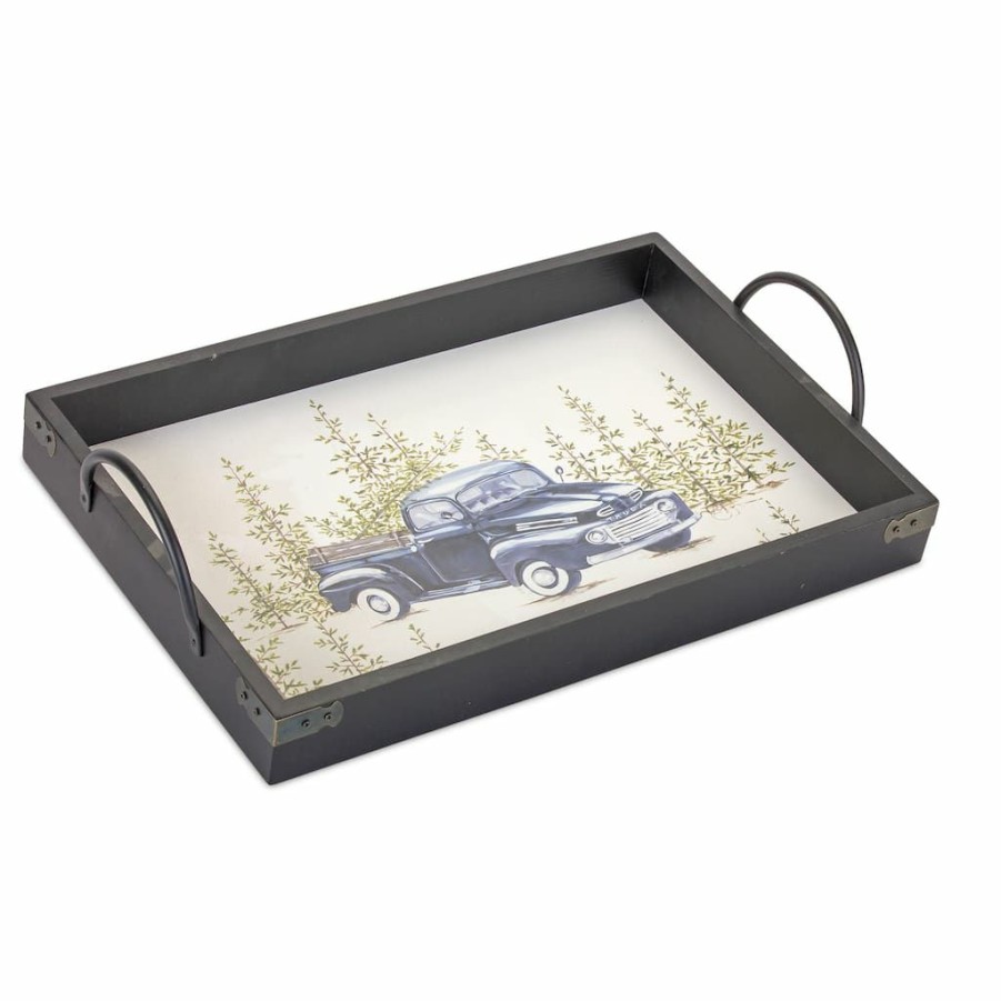 Home & Decor * | Hot Sale 19 Truck Print Tray By Melrose