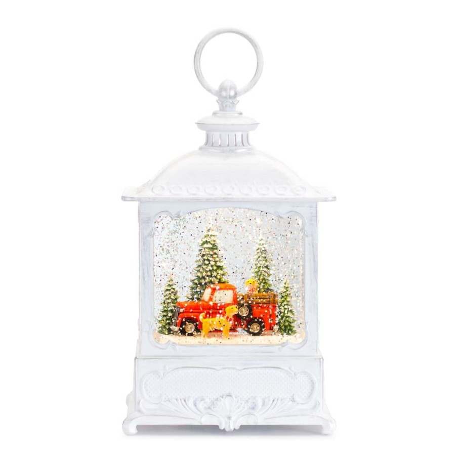 Holidays & Occasions * | Promo 10 Snow Globe With Dog & Truck By Melrose