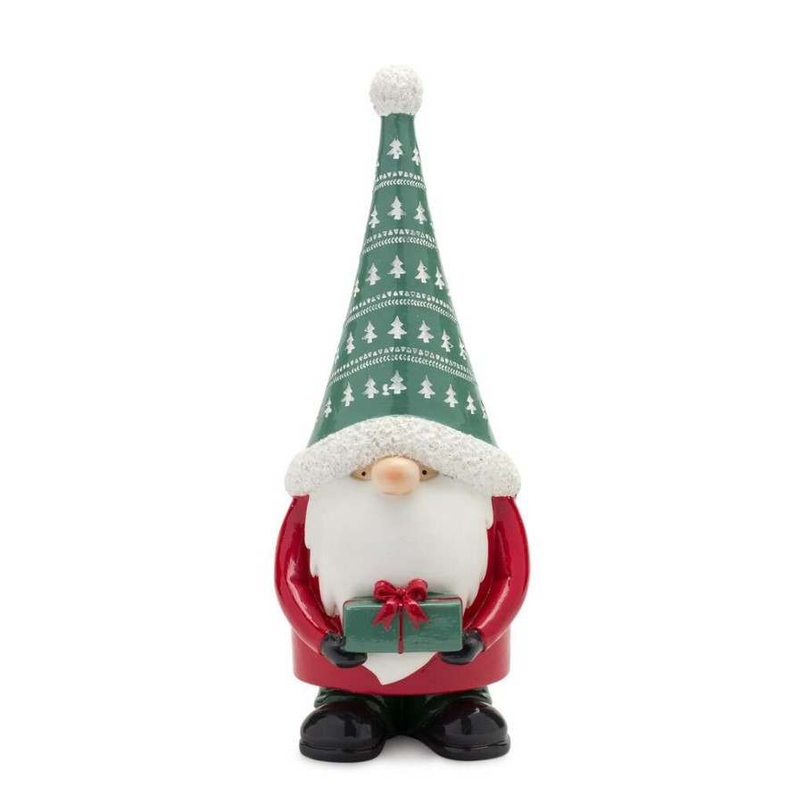 Holidays & Occasions * | Coupon 12 Holiday Gnome Figurine Set By Melrose