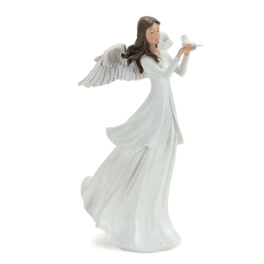 Holidays & Occasions * | Best Sale Angel Figurines 11 & 12.75 By Melrose