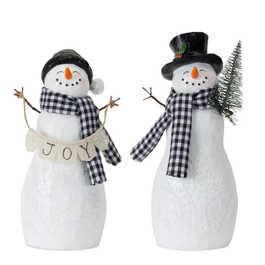 Holidays & Occasions * | Hot Sale 8.5 Snowman Tabletop Accents, 4Ct. By Melrose