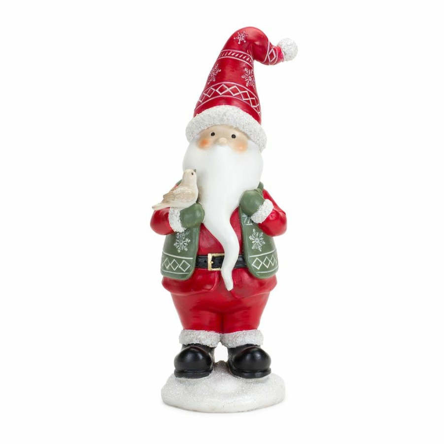 Holidays & Occasions * | Coupon 8.5 Santa Figurine Set By Melrose