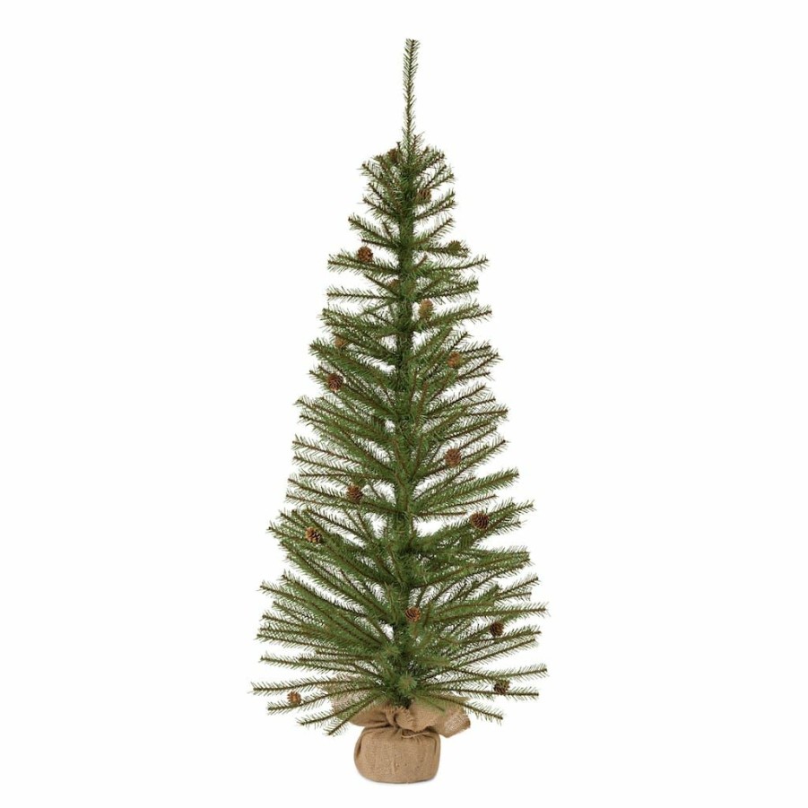 Holidays & Occasions * | Brand New 4Ft. Unlit Pine Artificial Christmas Tree By Melrose