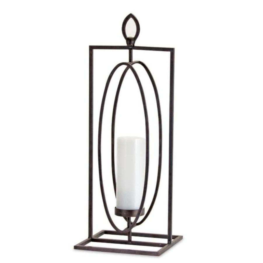 Home & Decor * | Promo 24 Iron Candle Holder Set By Melrose