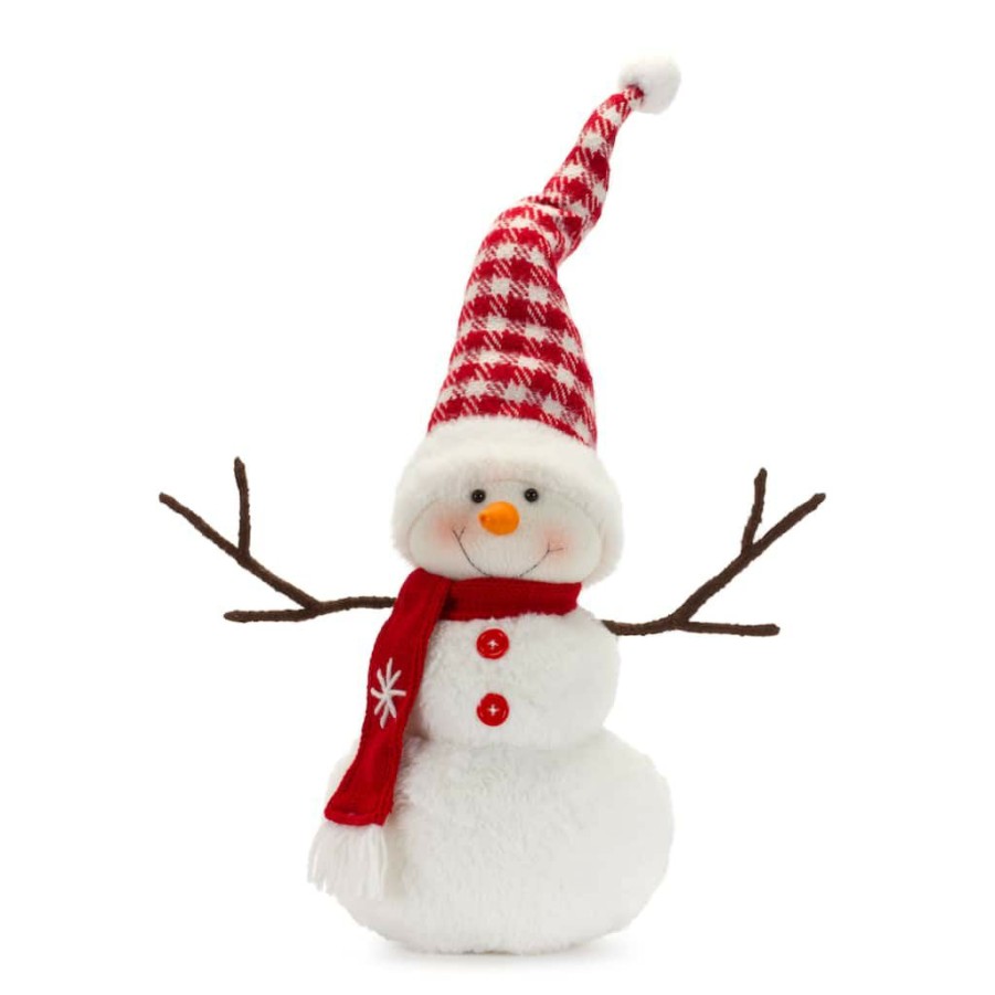 Holidays & Occasions * | Top 10 Polyester Snowman Figurine Set By Melrose