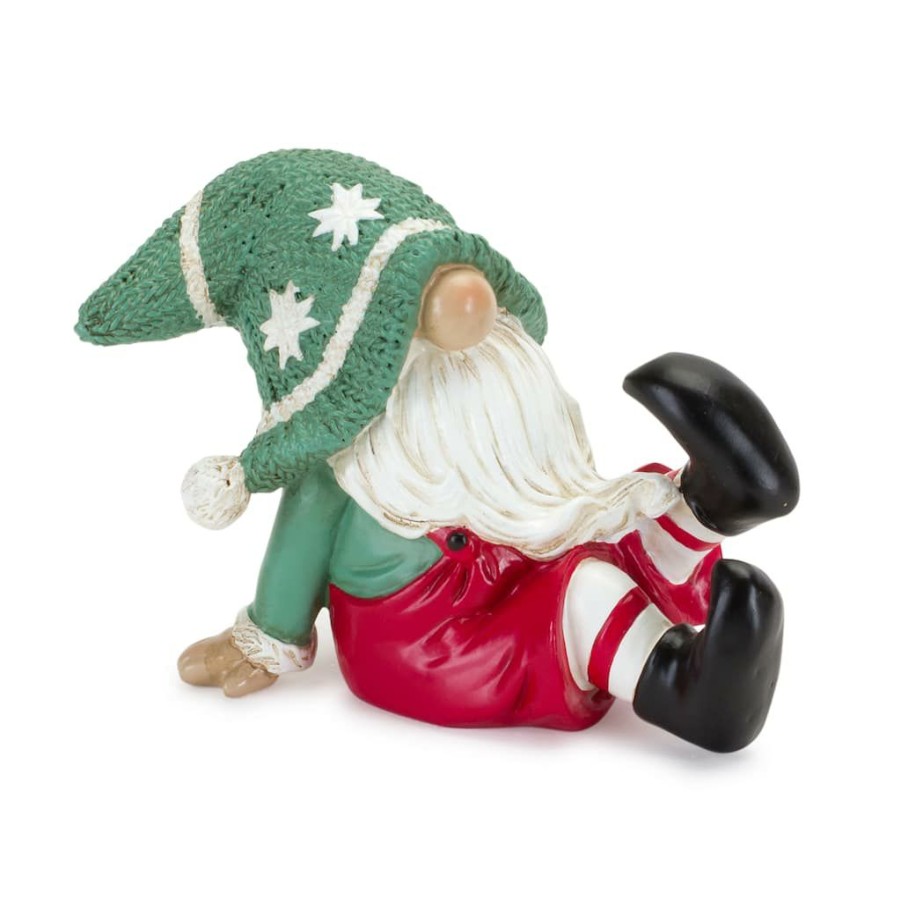 Holidays & Occasions * | Best Deal Holiday Gnome Figurine Set, 4 & 4.25 By Melrose