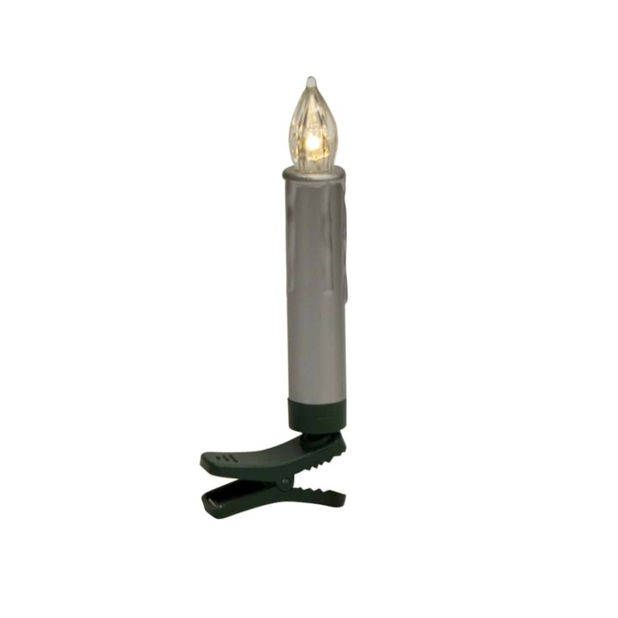 Home & Decor * | Top 10 4 Led Clip-On Taper Candle Set With Remote By Melrose