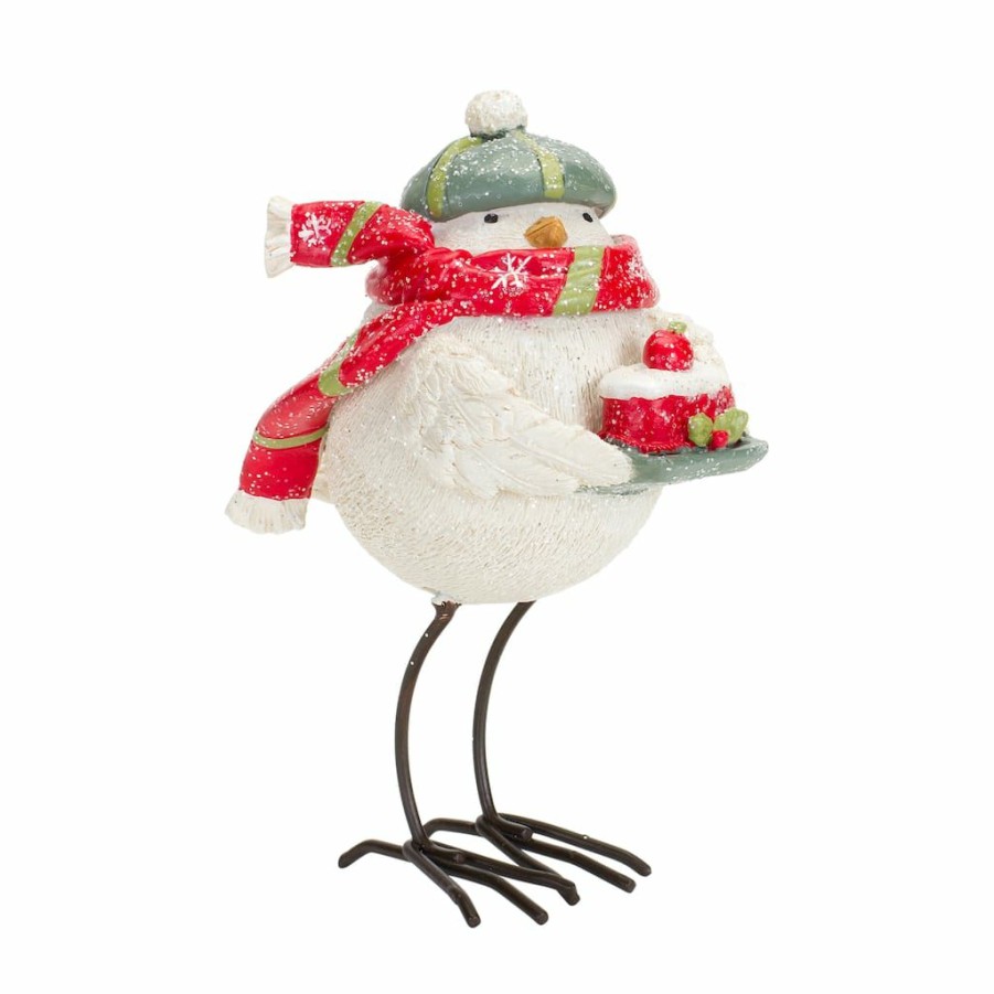 Holidays & Occasions * | Top 10 Bird With Scarf Figurine Set By Melrose