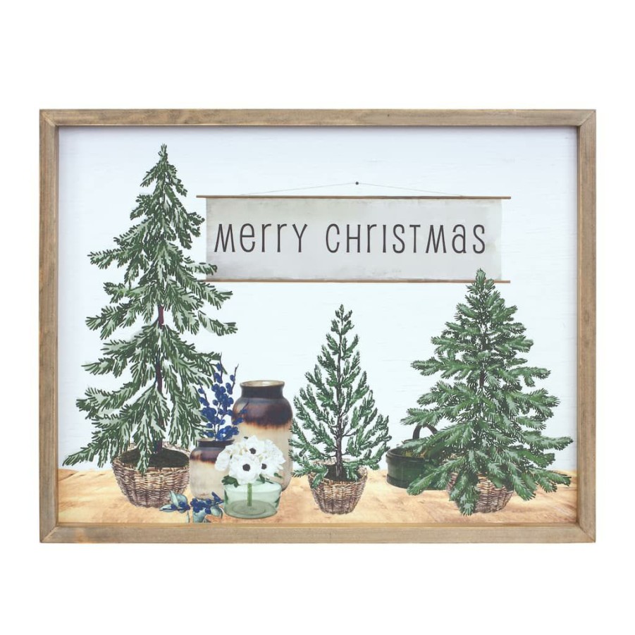 Holidays & Occasions * | Budget 14.75 Merry Christmas Frame By Melrose