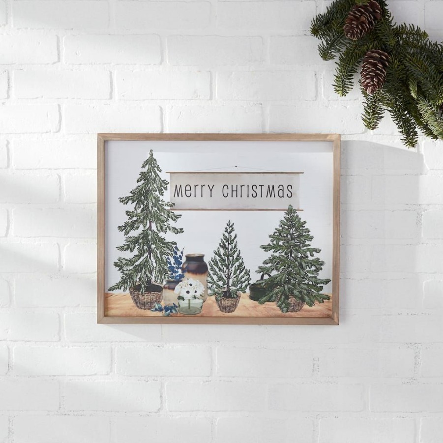 Holidays & Occasions * | Budget 14.75 Merry Christmas Frame By Melrose