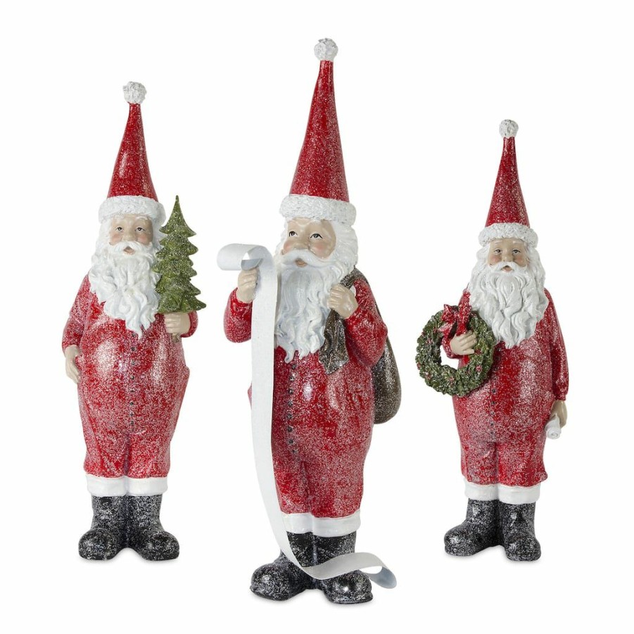 Holidays & Occasions * | New Santa Accent Set, 14 , 16 & 18.5 By Melrose