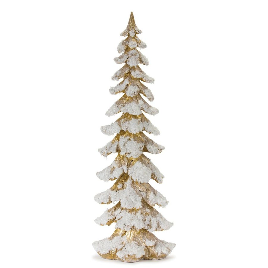 Holidays & Occasions * | Best Reviews Of 26 White & Gold Tree By Melrose