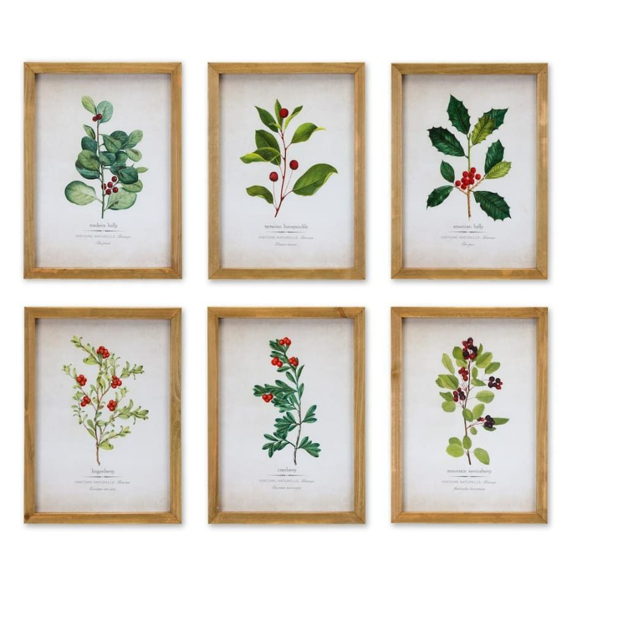 Holidays & Occasions * | Top 10 10.5 X 14.25 Framed Winter Foliage Set By Melrose