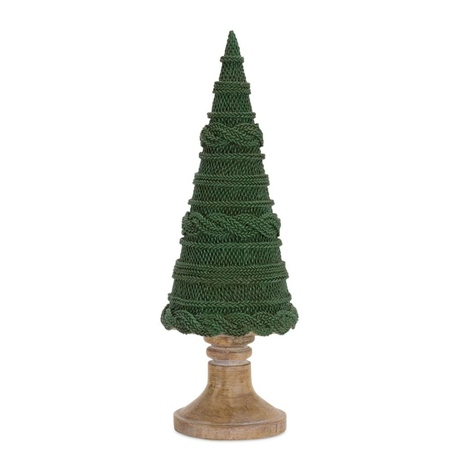 Holidays & Occasions * | Outlet Green Resin Holiday Tree Decor Set By Melrose