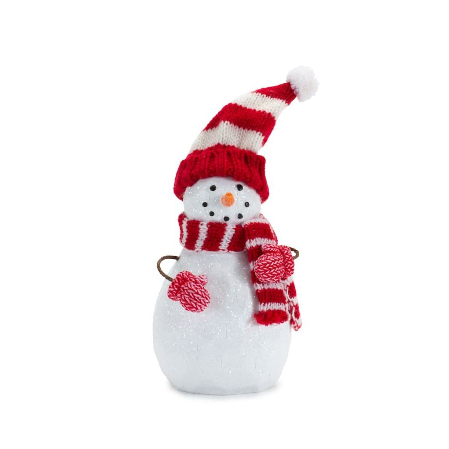 Holidays & Occasions * | Cheapest Resin Snowman Figurine Set, 3Ct. By Melrose