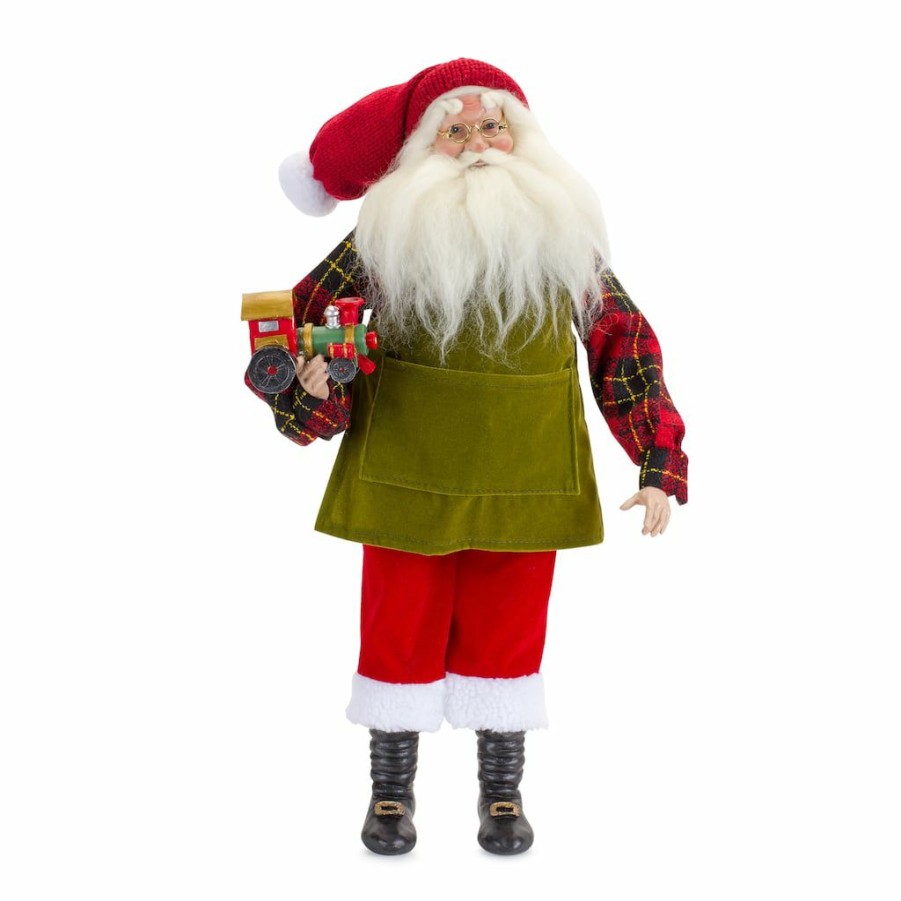 Holidays & Occasions * | Best Sale 21.75 Toyshop Santa Figurine By Melrose