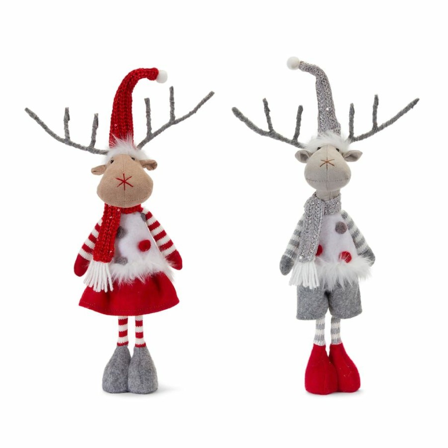 Holidays & Occasions * | Hot Sale 18 Boy & Girl Deer Set By Melrose