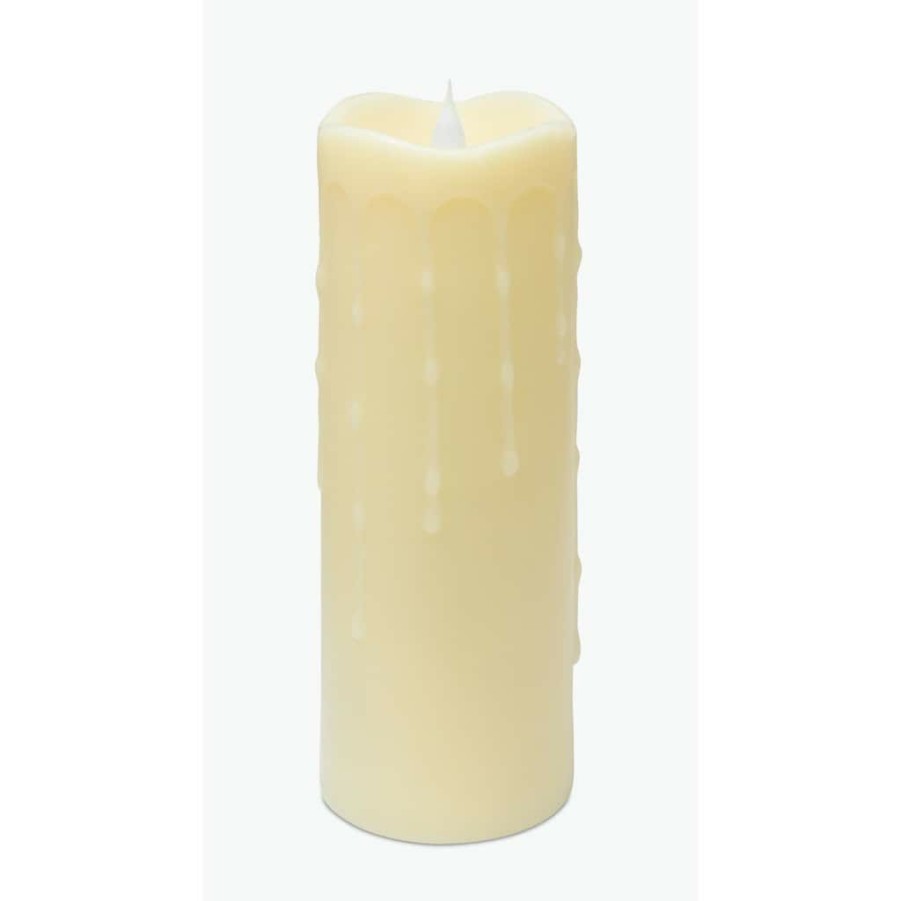 Home & Decor * | Deals 9 Simplux Led Dripping Candle Set With Moving Flame By Melrose