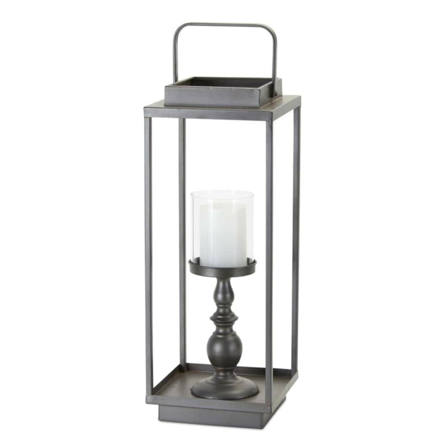 Home & Decor * | Top 10 20.25 Iron Candle Holder By Melrose