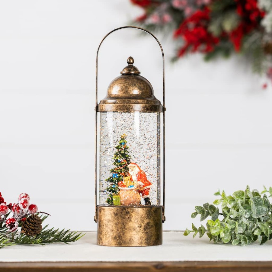 Holidays & Occasions * | New 12 Snow Globe With Santa By Melrose