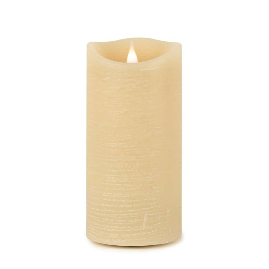 Home & Decor * | Flash Sale 7.75 Cream Simplux Led Designer Candle With Remote By Melrose